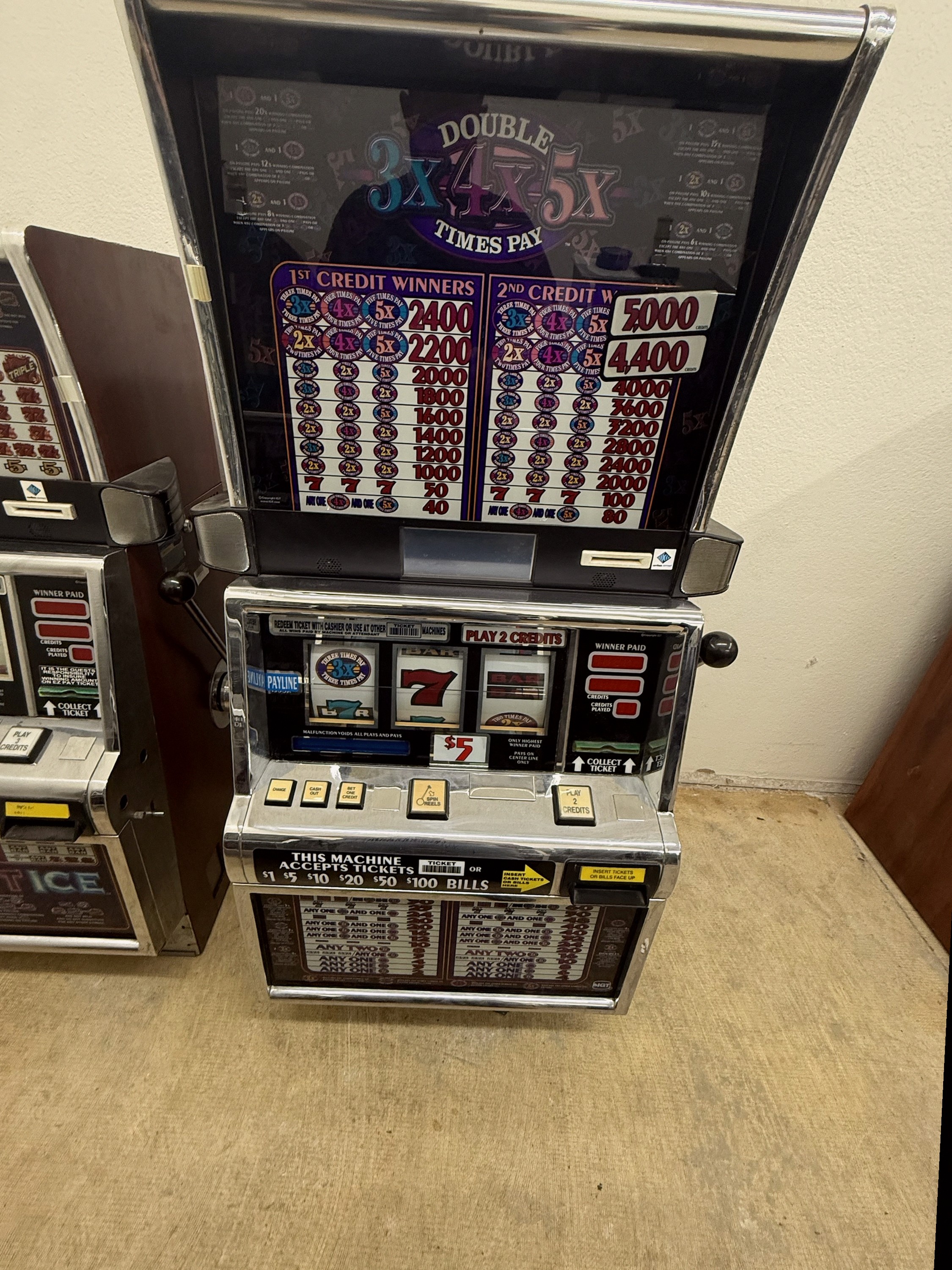 IGT S2000 Double 3x4x5x Times Pay