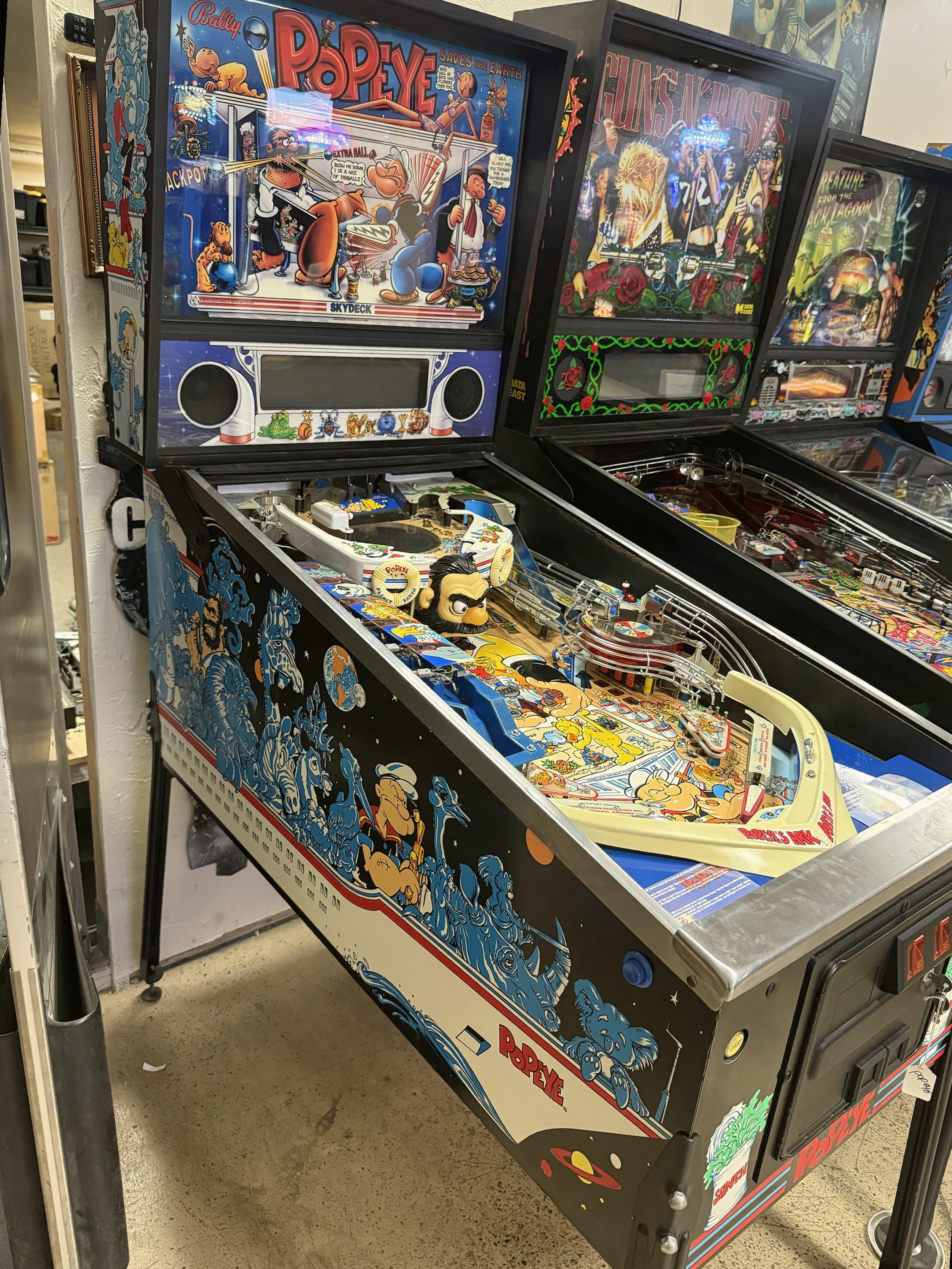 Popeye Saves the Earth Pinball